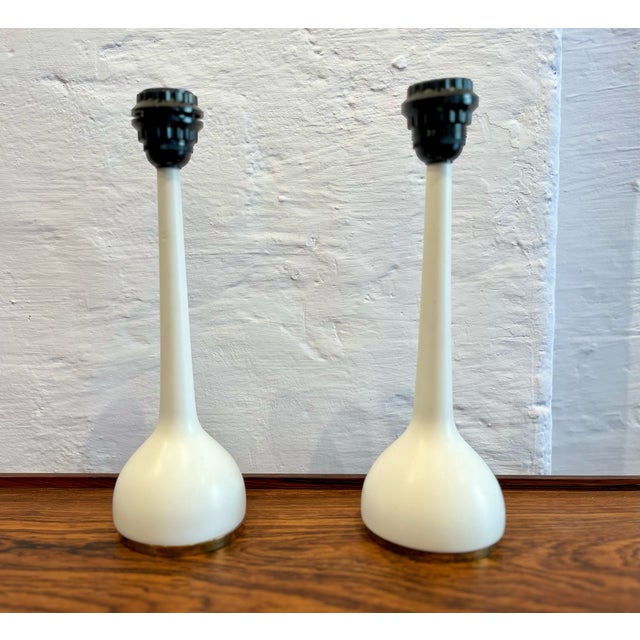 Scandinavian Modern B44 Table Lamps in Wood by Hans-Agne Jakobssen for AB Markaryd, Sweden, 1960s, Set of 2 For Sale - Image 6 of 13