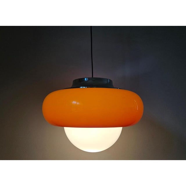 Large Mid-Century Pendant by Guzzini for Meblo, 1970s For Sale - Image 12 of 15