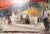 Vintage George Schwacha Oil Board Fruit Market Cityscape Expressionism Painting For Sale - Image 9 of 12