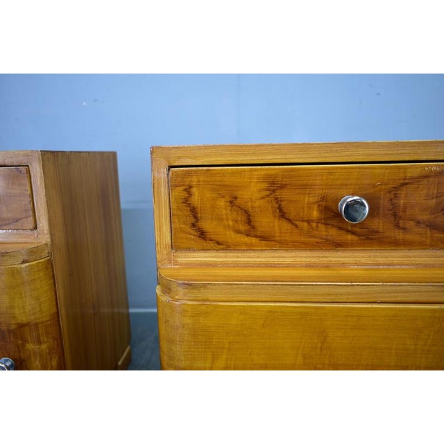 Art Deco Bedside Tables, Former Czechoslovakia, 1930s, Set of 2 For Sale - Image 18 of 18