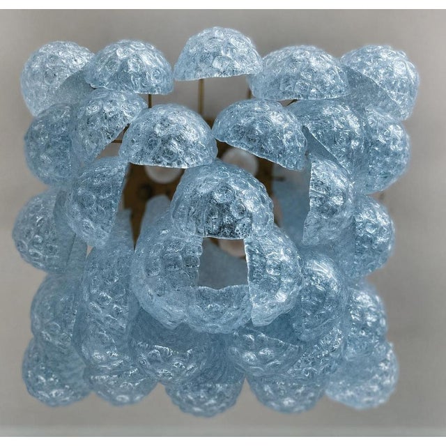 Italian Murano Glass Chandeliers, 1980s, Set of 2 For Sale - Image 4 of 12