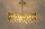 Brass and Crystal Chandelier by Sciolari for Palwa, Germany, 1970s For Sale - Image 11 of 16
