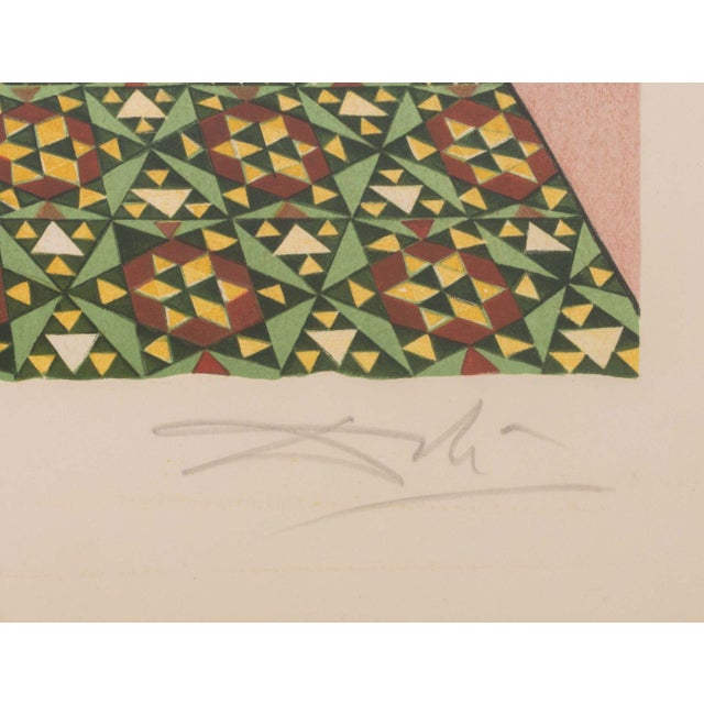 Paper Salvador Dali "Marianne and the Chevalier" Lithograph, 1969 For Sale - Image 7 of 12