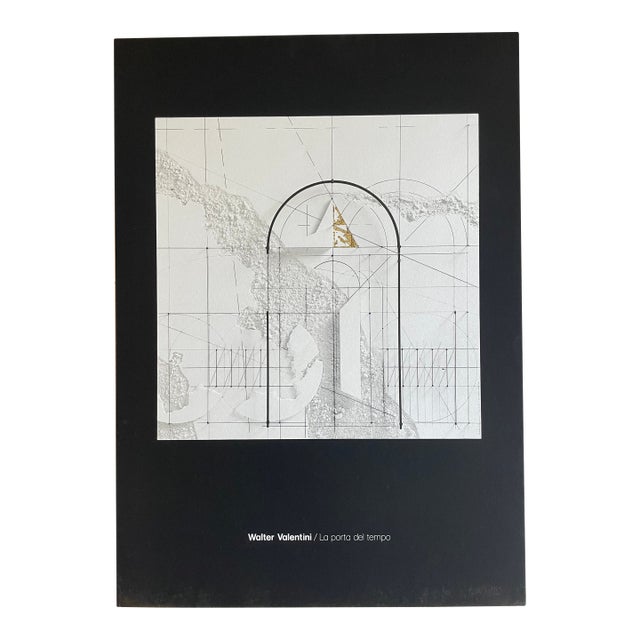 Water Valentini, the Door of Time, Copyright Top Art Milano Italy, 1980s Printed in the Italy For Sale