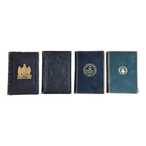 Fine Bindings - Antique Prize Presentation Books - 4 Volumes