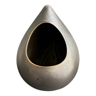 Minimalist Ceramic Succulent Planter Teardrop Votive Candle Holder For Sale