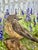 Original watercolor painting of a “Little Desert Bird.” I actually watched this bird’s mother and father build their nest....