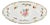 Gold Gilt Porcelain Floral 8" Tray For Sale