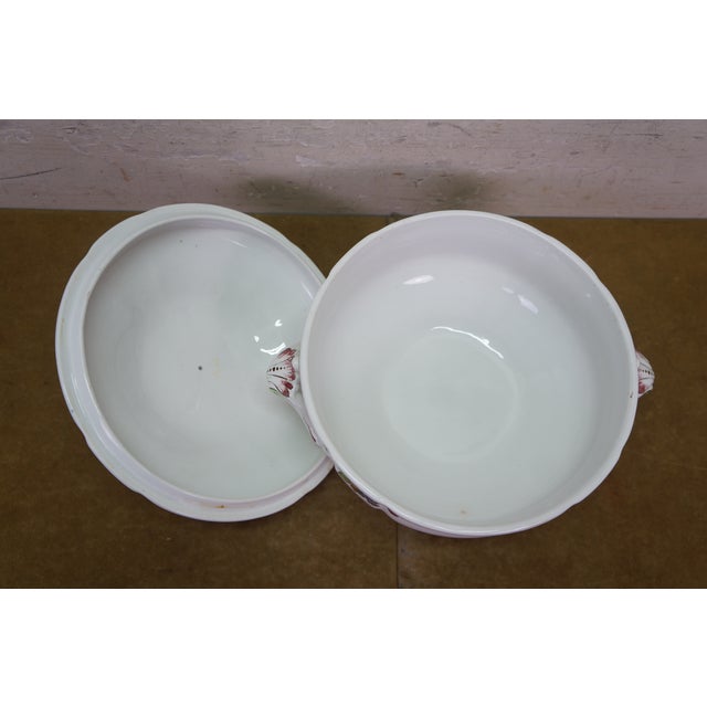 Early 20th Century Copeland Spode England Rockingham Vegetable Serving Dish Soup Tureen For Sale - Image 12 of 18
