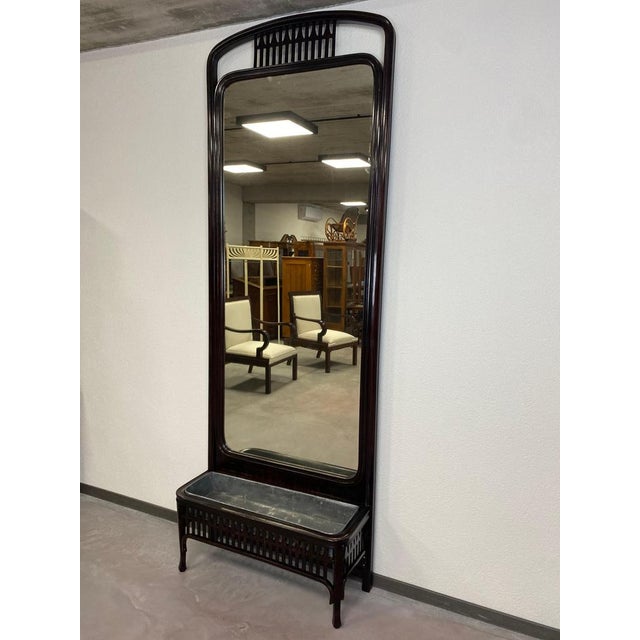 Secession No. 1149 Mirror attributed to Koloman Moser for Jacob & Josef Kohn, 1890s For Sale - Image 3 of 10