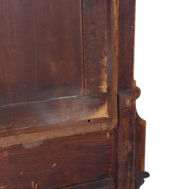 Antique Rj Horner Eastlake Carved Original Golden Oak 4-Drawer Mirrored Dresser For Sale - Image 14 of 14