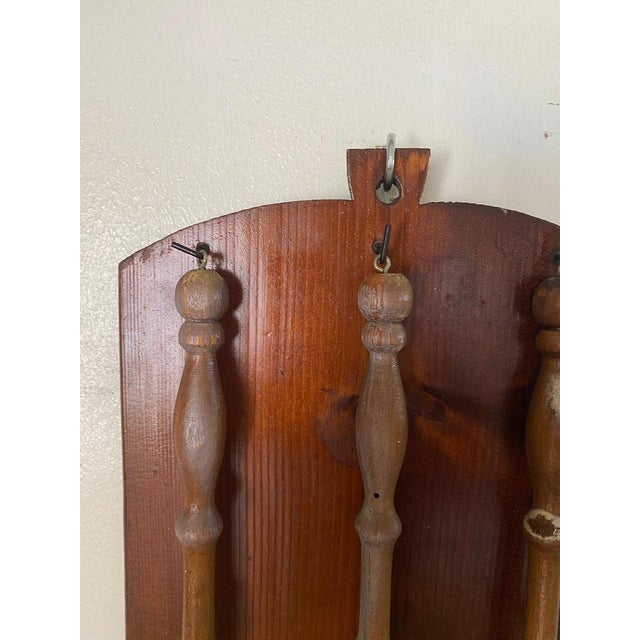 Salt, Sugar and Coffee Box Wall Set in Ceramic and Wood, France, 1960s, Set of 4 For Sale - Image 11 of 17