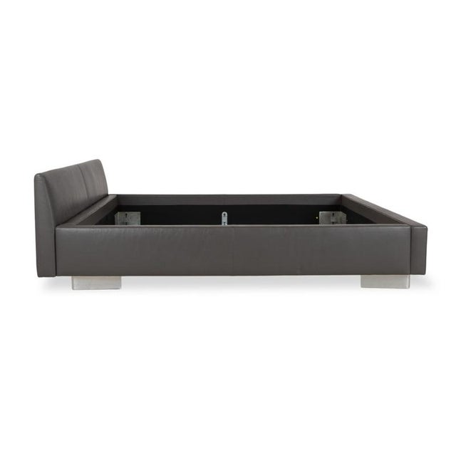 Leather Bed in Grey from Machalke For Sale - Image 13 of 17