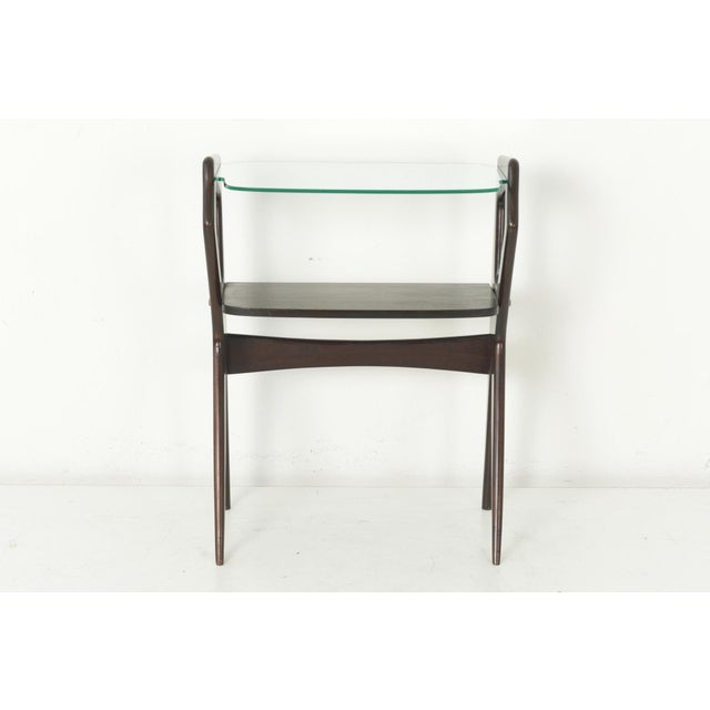 Brown Side Tables, Italy, 1950, Set of 2 For Sale - Image 8 of 15