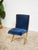Mid-Century Navy Blue Chairs Set of Six For Sale - Image 4 of 7