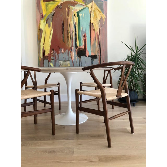 Mid-Century Modern Wishbone Chairs - Set of 4 For Sale - Image 3 of 7