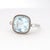 14k Gold Ring With 4.25ct Aquamarine & Diamonds Size 6.5 For Sale - Image 17 of 18
