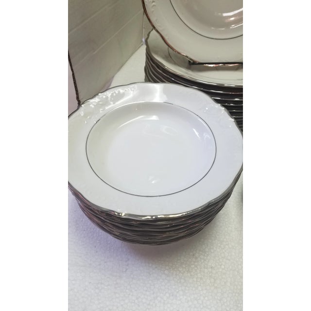 1960s Walbrzych Porcelain Dinnerware - Set of 66 Pieces For Sale - Image 4 of 11