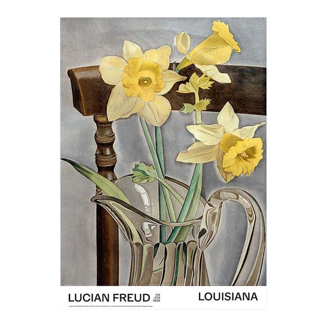 Lucian Freud Daffodils and Celery Official Exhibition Poster For Sale