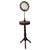 Wood Victorian Telescopic Round Shaving Mirror on Stand For Sale - Image 7 of 7