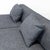 Maiden Home Breuer Modern Dark Gray Sectional With Ottoman and Pillows For Sale In San Francisco - Image 6 of 10