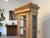Wood Rustic Farmhouse Display Cabinet in Natural Wood For Sale - Image 7 of 12