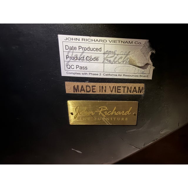 Silver Zeta Mirror in Pewter by John Richard For Sale - Image 8 of 11