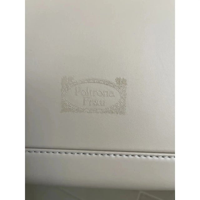 Wood Poltrona Frau Isidoro Drinks Cabinet - Italian Saddle Leather & Walnut For Sale - Image 7 of 11