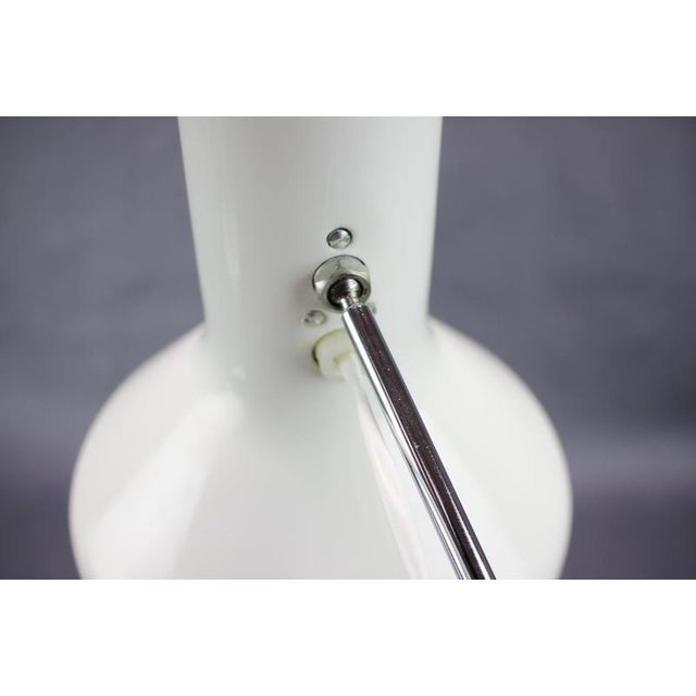 Vintage White Clip-on Adjustable Lamp attributed to Hurka for Napako, Czechoslovakia, 1970s For Sale - Image 11 of 14
