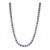 Timeless Bezel Set Amethyst Station Link Necklace for Gift For Sale