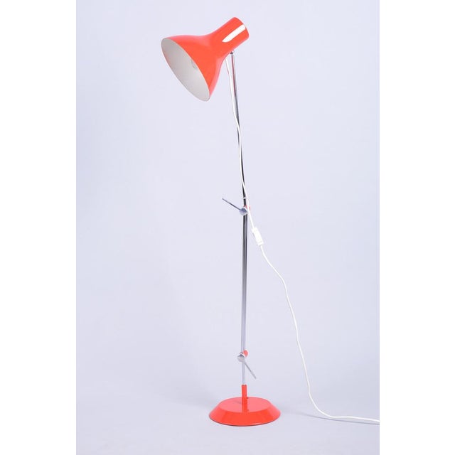 Mid-Century Chrome Floor Lamp by J. Hůrka for NAPAKO, Czech, 1950s For Sale - Image 13 of 13