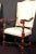 White Set of 19th Century Italian Walnut Carved Armchairs For Sale - Image 8 of 9