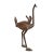 Vintage Bronze African Benin Ostrich For Sale - Image 4 of 8