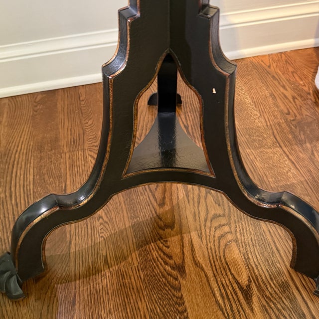 1990s Round Occasional Table With Gilded Detail For Sale In Washington DC - Image 6 of 10