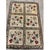American 1880s Beige Antique Folk Art Rustic Geometric Modern Hooked Knotted Wool Rug For Sale - Image 3 of 7