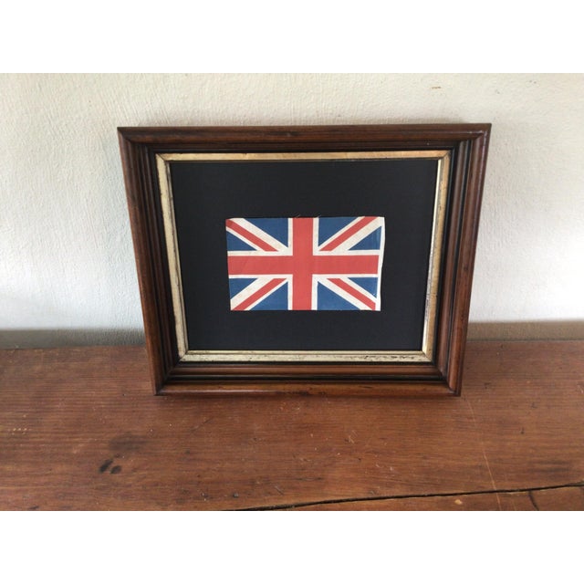 English Vintage Uk Union Jack Flag. For Sale - Image 3 of 4