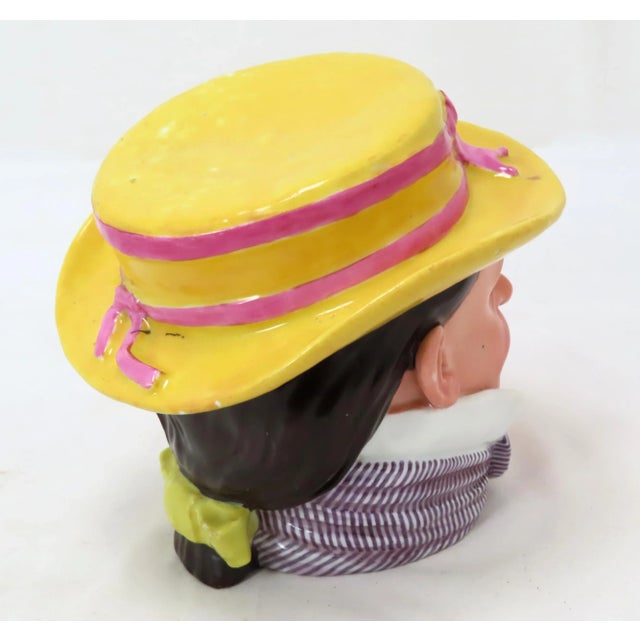 Antique Victorian French Paris Porcelain Figurative Dandy Charactor Humidor - Tobacco Jar For Sale In Boston - Image 6 of 13