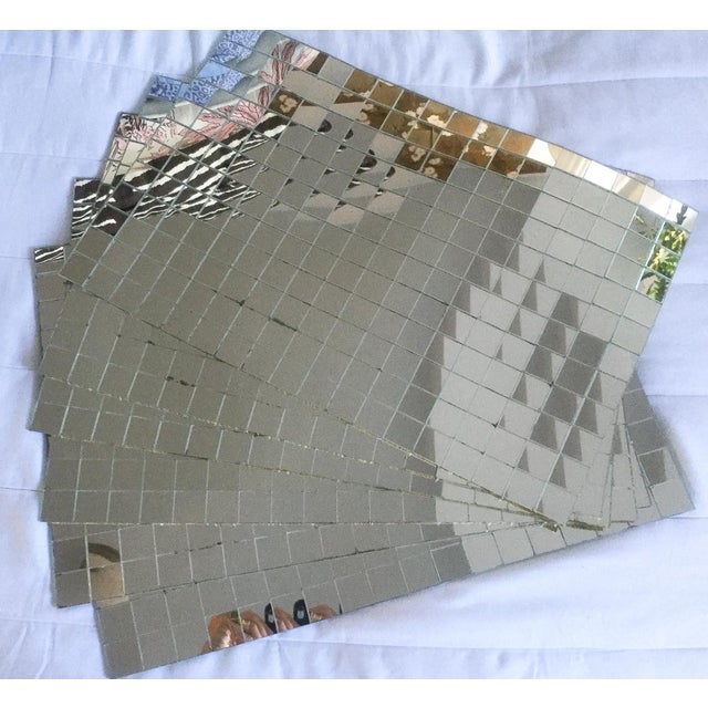 Vintage Mirrored Placemats Set of 6 Chairish