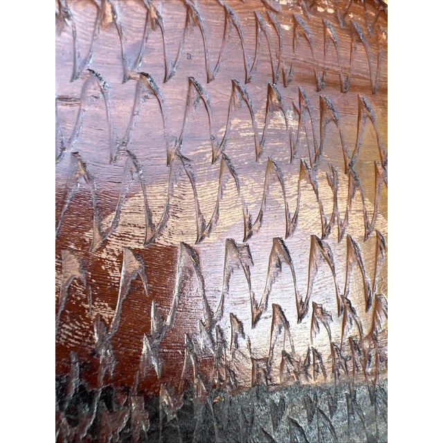 Vintage Japanese Carved Fish Shaped Sushi Tray, Nikkō-San, Circa 1950’s For Sale - Image 11 of 17