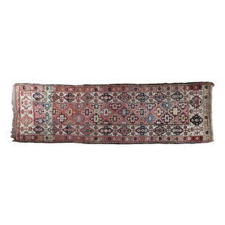 Antique Caucasian Rug in Wool For Sale