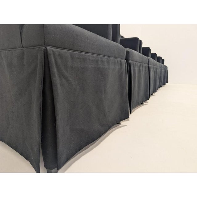 Ellison High-Back Skirted Dining Armchairs, Set of 6 For Sale - Image 9 of 18