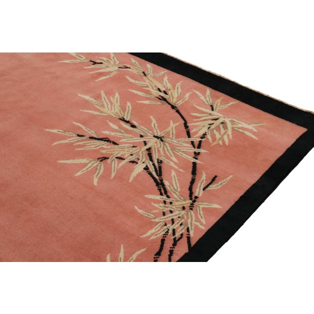 Not Yet Made - Made To Order Rug & Kilim Chinese Style Art Deco Rug in Pink Open Field with Floral Patterns - 12'x18' For Sale - Image 5 of 6