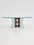 Vintage Postmodern Coffee Table with Corrugated Glass and Wooden Spheres, 1970s For Sale - Image 4 of 9