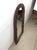Mid Century Modern Arch Top Wall Mirror With Brutalist Style Wood Frame For Sale - Image 11 of 18