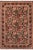 Shabby Chic Floral 1990's Pak-Persian Black/Red Wool Rug - 6'2'' X 9'5'' For Sale - Image 9 of 9