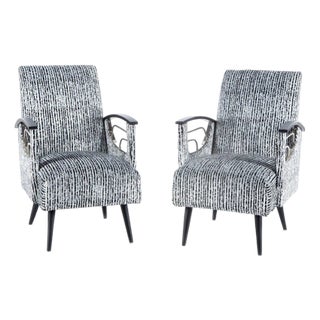 Set of Vintage Armchairs For Sale