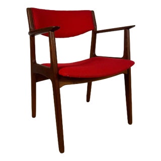 Mid-Century Modern Danish Teak Armchair, 1960 For Sale