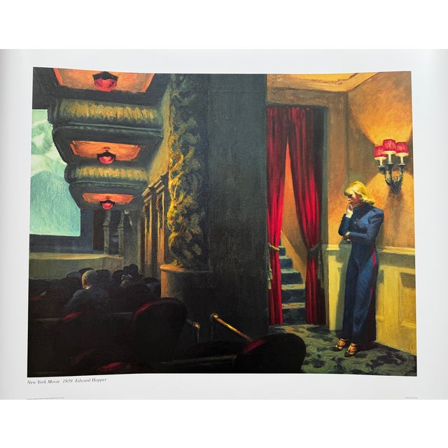 Paper Edward Hopper, New York Movie, Print For Sale - Image 7 of 7
