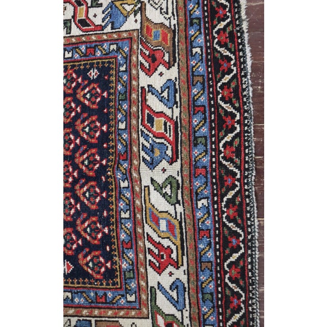 Textile Antique Caucasian Rug For Sale - Image 7 of 11