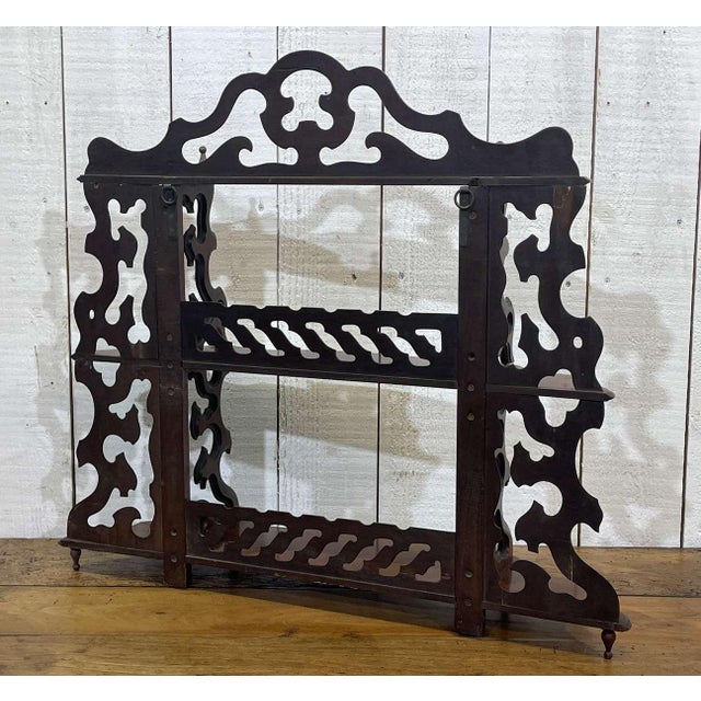 Antique Mahogany Shelf, 1800s For Sale - Image 11 of 12